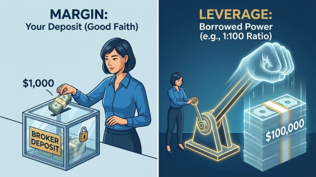 What Is Leverage in Forex? How $100 Controls $10,000 4 Leverage vs Margin in Forex — What's the Difference?