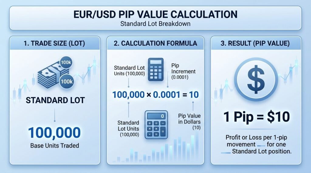 how to calculate pip value