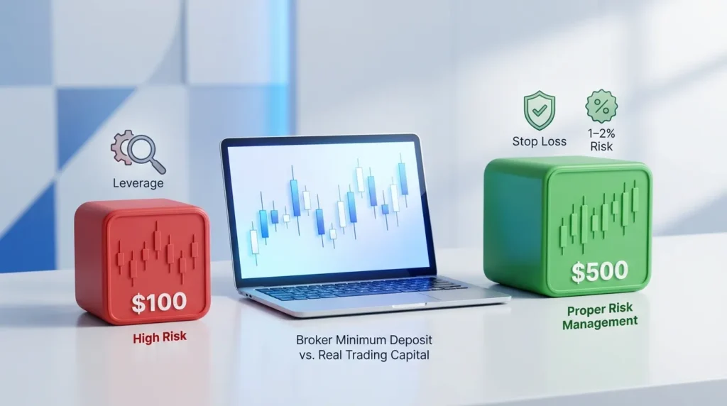 The Real Minimum What Your Broker Lets You Deposit vs. What You Actually Need