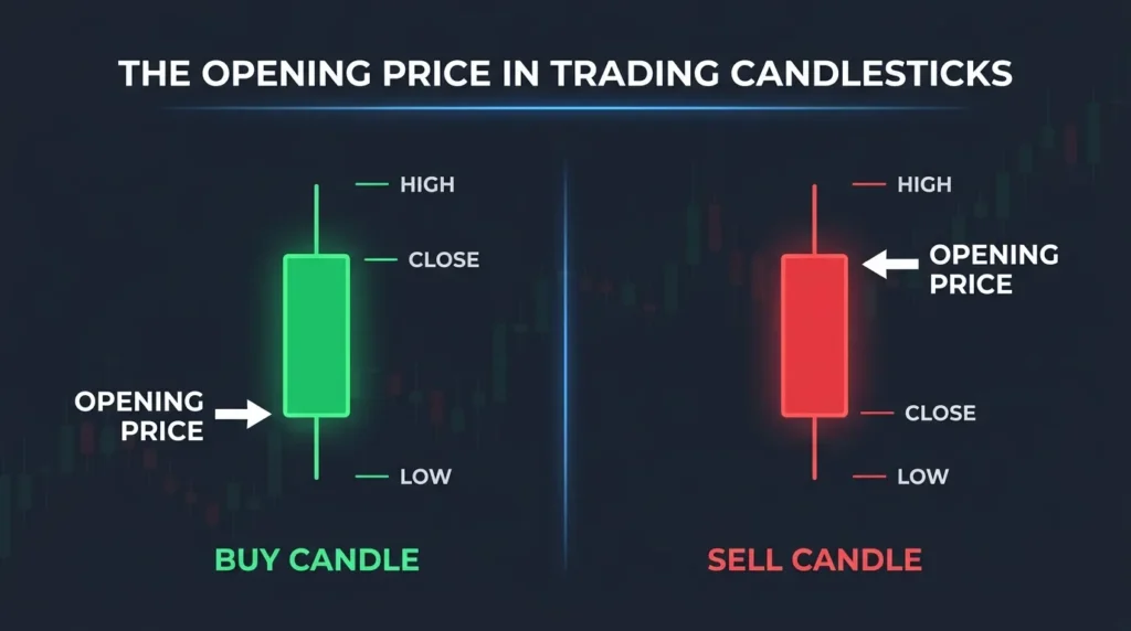 Opening Price sell buy candle 202607051341